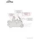 Plexi-szélvédő állítható Honda CRF 1000 L Africa Twin (2016-2017) / Honda CRF 1000 L Africa Twin (2018) / Honda CRF 1000 L Africa Twin Adventure Sports (2018) GIVI