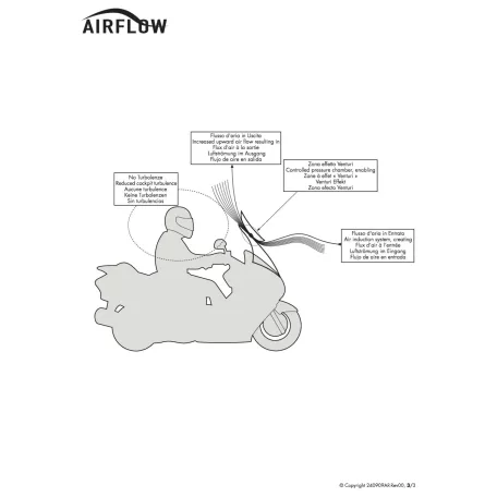 Plexi-szélvédő állítható HONDA Forza 750 (2021-2024) GIVI