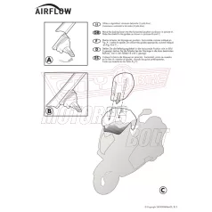   Plexi-szélvédő állítható Honda Silver Wing 400 (06-09) / Honda Silver Wing 600 / ABS (01-09) GIVI