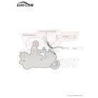 Plexi-szélvédő állítható Kawasaki KLV 1000 (04-10) / Suzuki DL 650 V-Strom (04-11) / Suzuki DL 1000 V-Strom (02-11) GIVI