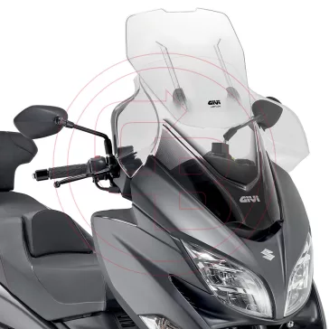   Plexi-szélvédő állítható Suzuki Burgman 400 (2017-2026) GIVI