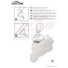 Plexi-szélvédő állítható Honda SW-T 400 (09-16) GIVI