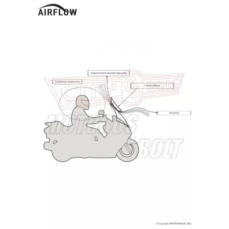 Plexi-szélvédő állítható Honda SW-T 400 (09-16) GIVI