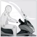 Plexi-szélvédő állítható BMW R 1200 GS (2004-2012) GIVI