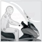 Plexi-szélvédő állítható KTM 390 Adventure (2020-2024) / 790 Adventure/R (2019-2020) / 890 ADventure (2021-2022) GIVI