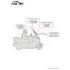 Plexi-szélvédő állítható MOTO GUZZI V85 TT (2019-2023) GIVI