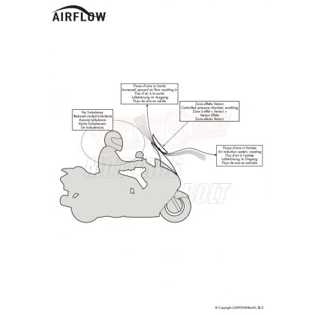 Plexi-szélvédő állítható MOTO GUZZI V85 TT (2019-2023) GIVI