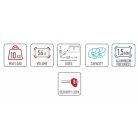 GIVI ALA56A Trekker Alaska hátsó doboz – 56 literes Monokey, WIRELEASE®, 2 sisakos tárolódoboz