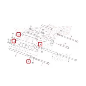 Persely motortartóhoz APRILIA SPORTCITY 125-300