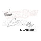 Burkolat APRILIA SR 50www /125 első-kicsi hűtőrács