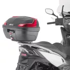GIVI B37N Monolock csomagtartó doboz – 37L, piros prizma
