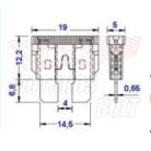 Biztosíték KÉSES 7.5-40A