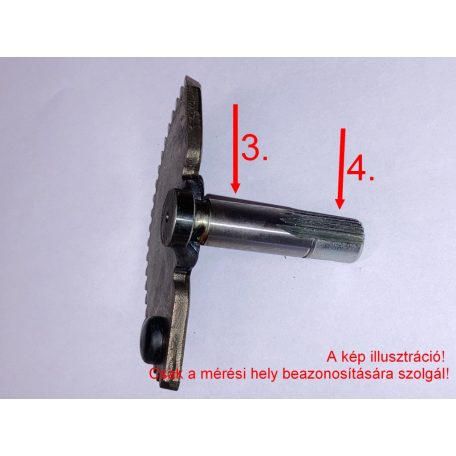 Berugótengely HONDA DIO AF18/25 / Peugeot 50 robogókhoz