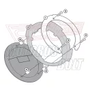 Rögzítő szett Tanklock és TanklockED táskákhoz BF01 GIVI