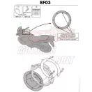 Rögzítő szett Tanklock és TanklockED táskákhoz BF03 GIVI