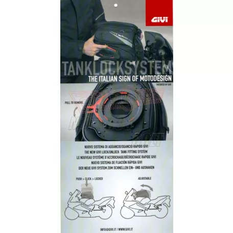 Rögzítő szett Tanklock és TanklockED táskákhoz BF03 GIVI