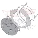 Rögzítő szett Tanklock és TanklockED táskákhoz BF04 GIVI