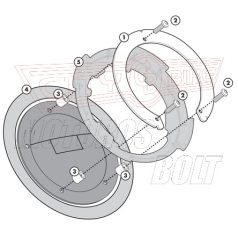   Rögzítő szett Tanklock és TanklockED táskákhoz BF08 GIVI