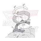 Rögzítő szett Tanklock és TanklockED táskákhoz BF09 GIVI