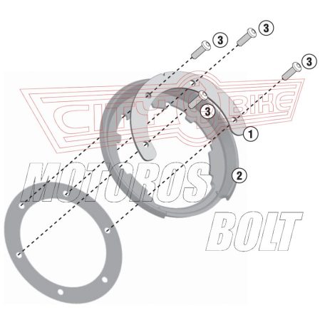 Tanktáska rögzítő GIVI Tanklockhoz BF11 BMW / DUCATI / KTM GIVI