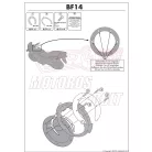 Rögzítő szett Tanklock és TanklockED táskákhoz BF14 GIVI