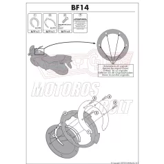   Rögzítő szett Tanklock és TanklockED táskákhoz BF14 GIVI