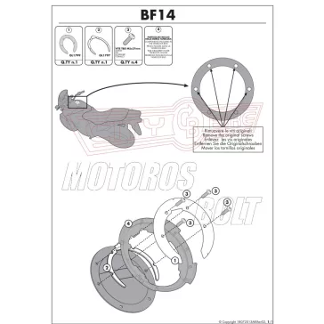   Rögzítő szett Tanklock és TanklockED táskákhoz BF14 GIVI