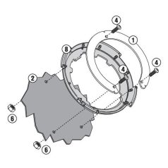   Rögzítő szett Tanklock és TanklockED táskákhoz BF19 GIVI