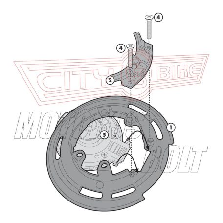 Tanktáska rögzítő Tanklockhoz BF22 BMW GIVI