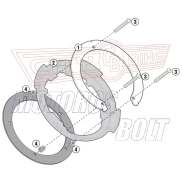   Rögzítő szett Tanklock és TanklockED táskákhoz BF23 GIVI