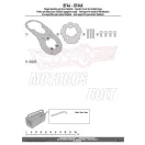 Rögzítő szett Tanklock és TanklockED táskákhoz BF44 GIVI Rögzítő szett Tanklock és TanklockED táskákhoz BF44 GIVI