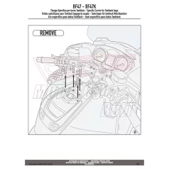   Rögzítő szett Tanklock és TanklockED táskákhoz BF47 GIVI