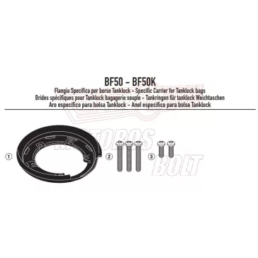   Rögzítő szett Tanklock és TanklockED táskákhoz BF50 GIVI