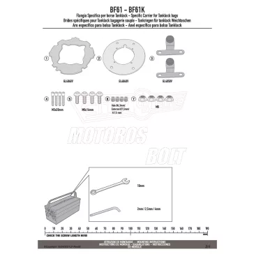   Rögzítő szett Tanklock és TanklockED táskákhoz BF61 GIVI