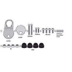   Rögzítő szett Tanklock és TanklockED táskákhozhoz BF83 GIVI