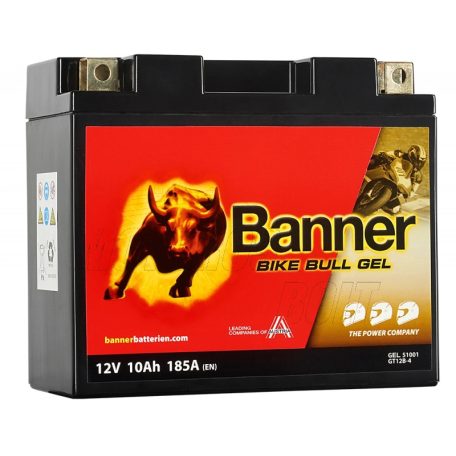 Akkumulátor 12V 10AH BGT12B-4 BANNER GEL 185A(EN)