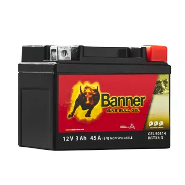 Akkumulátor BANNER GEL GBTX4-3 12V 3AH 45A