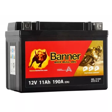 Akkumulátor BANNER GEL BGTZ14-4 (YTZ14S) 12V 11,2AH 172A