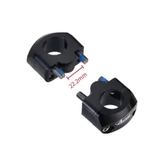Kormánymagasító D=22 ACCEL +2cm fekete