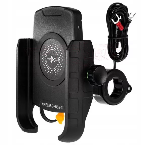 Telefontartó WIRELESS vezeték nélküli töltővel + USB-C csatlakozóval Telefontartó WIRELESS vezeték nélküli töltővel + USB-C csatlakozóval