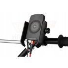 Telefontartó WIRELESS vezeték nélküli töltővel + USB-C csatlakozóval