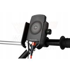   Telefontartó WIRELESS vezeték nélküli töltővel + USB-C csatlakozóval