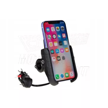   Telefontartó WIRELESS vezeték nélküli töltővel + USB-C csatlakozóval