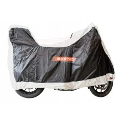   Motortakaró ponyva L méret -csomagtartó dobozos motorhoz BIKETEC (246x104x127 cm)