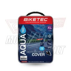   Motortakaró ponyva XL méret -csomagtartó dobozos motorhoz BIKETEC (277x103x141 cm)