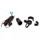 USB töltő tartó bilincs+kábel