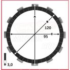 Kuplunglamella TOUR MAX CF120AD/P PANNÓNIA P20/P21 (darab ár)
