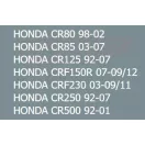 Fékkar HONDA CR/ CRF 92-06