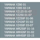 Fékkar Yamaha YZ/YZF 01-07 YZF 250 01-06