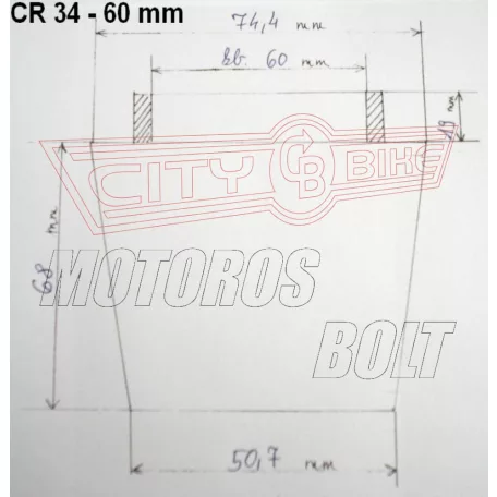 Levegőszűrő-SPORT fémhálós CR-34 52mm